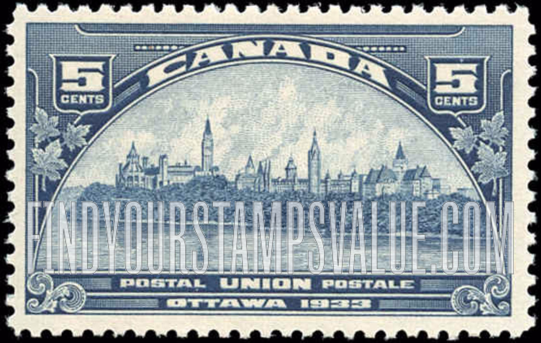 FindYourStampsValue: Government Buildings, Ottawa