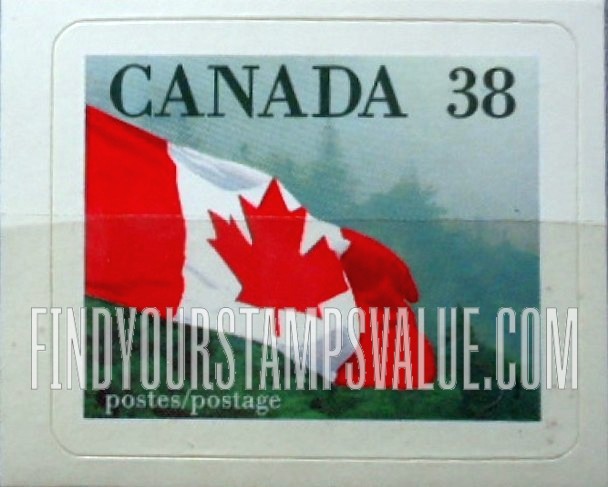 FindYourStampsValue: National Flag, Deciduous Forest, Self-adhesive Booklet Stamp