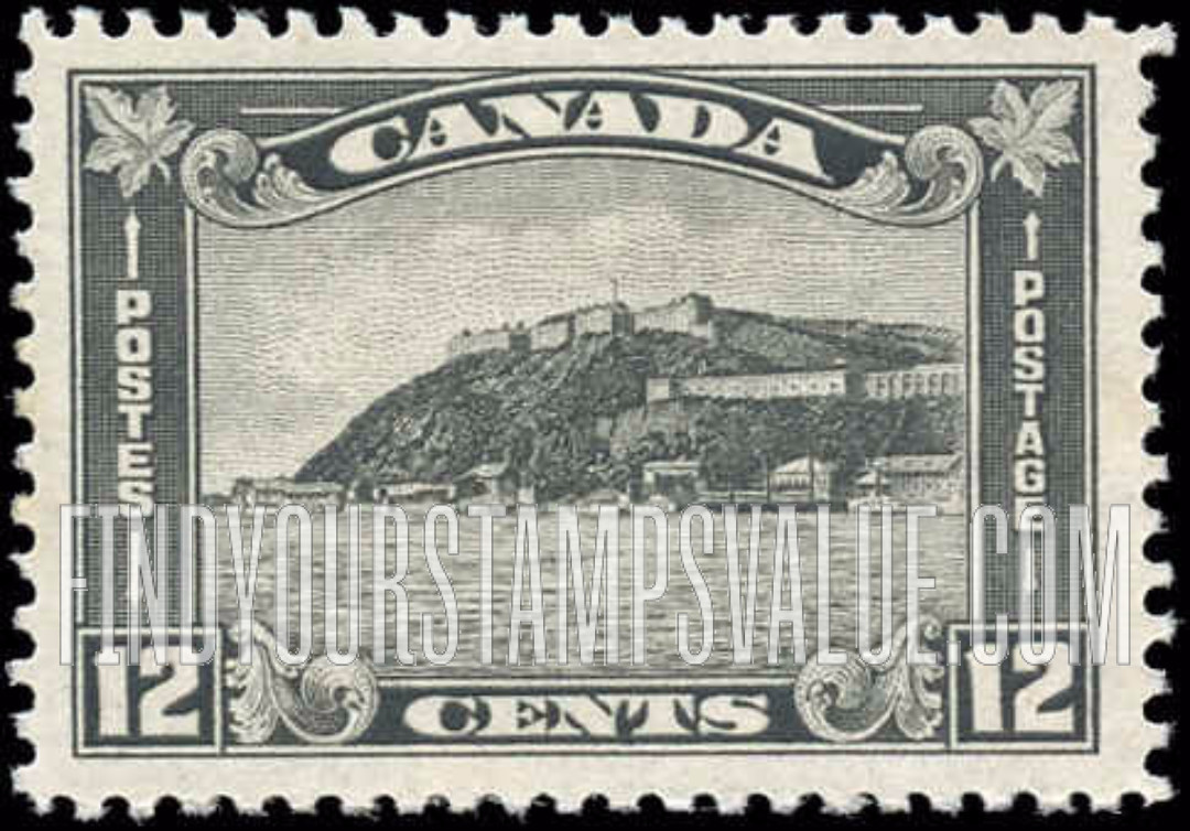 FindYourStampsValue: The Citadel at Quebec