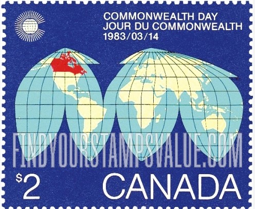 FindYourStampsValue: Commonwealth Day