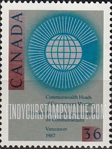 FindYourStampsValue: 9th Commonwealth Meeting, Vancouver, Oct. 13-17