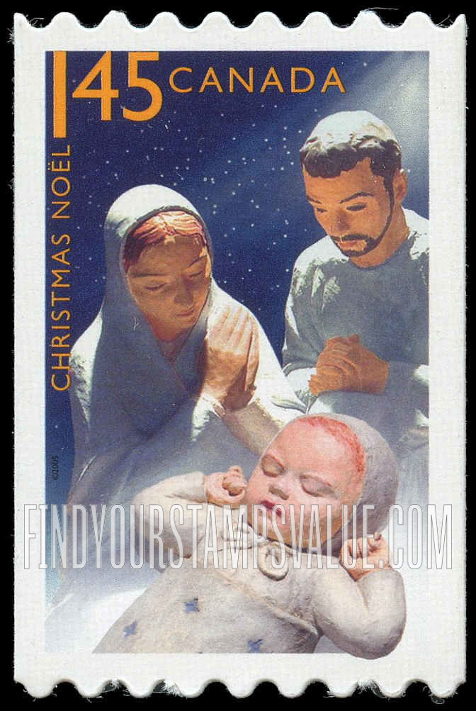 FindYourStampsValue: Creche Figures, St. Joseph’s Oratory, Montreal