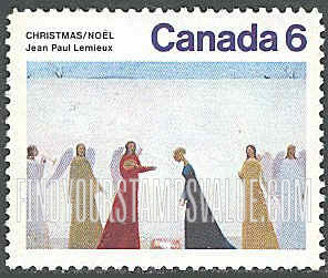 FindYourStampsValue: Nativity, by Jean Paul Lemieux
