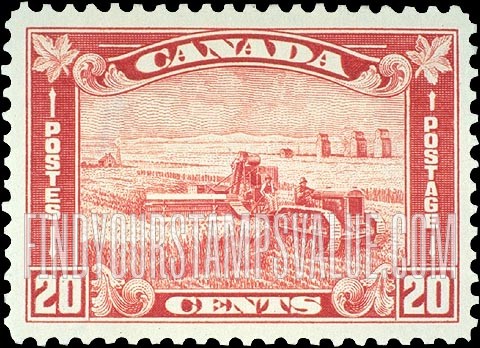 FindYourStampsValue: Harvesting Wheat