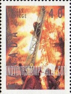 FindYourStampsValue: Dangerous Public Service Occupations: Fire fighters