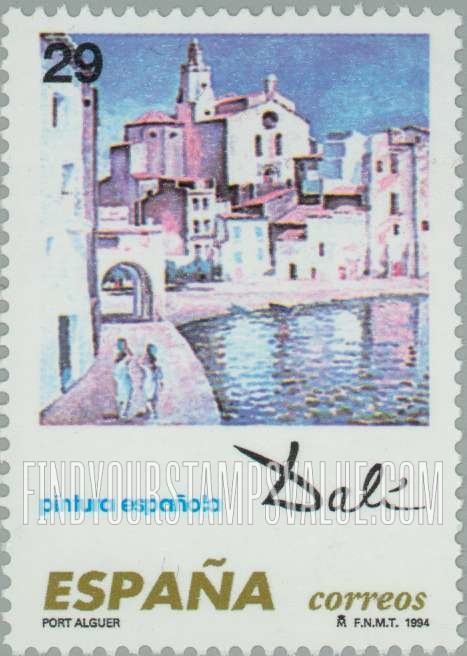 FindYourStampsValue: Art of Salvador Dali (1904-89): Port Alguer