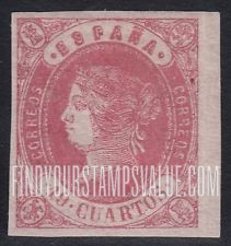 FindYourStampsValue: Kingdom: Isabella II