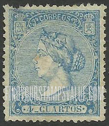 FindYourStampsValue: Kingdom: Isabella II