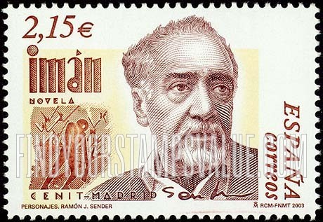 FindYourStampsValue: Ramón José Sender (1901-82), Writer