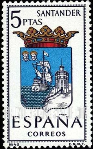 FindYourStampsValue: Provincial Arms Issue: Santander