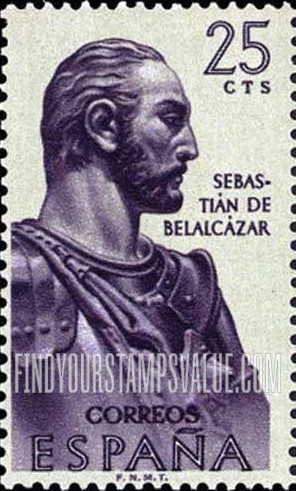 FindYourStampsValue: Builders of the New World: Sebastian de Belalcazar
