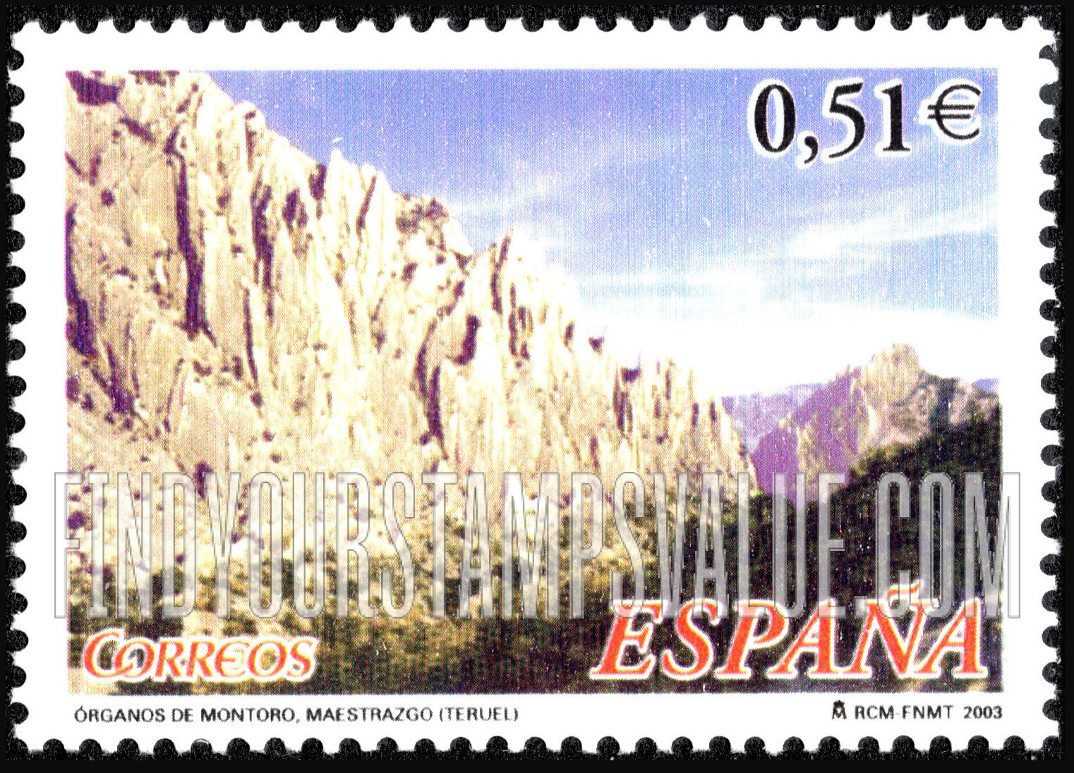 FindYourStampsValue: Organos de Montoro
