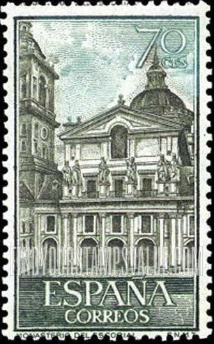 FindYourStampsValue: Patio of the Kings, Escorial