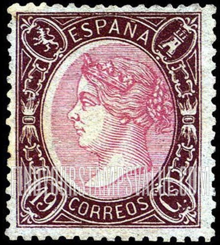 FindYourStampsValue: Kingdom: Isabella II