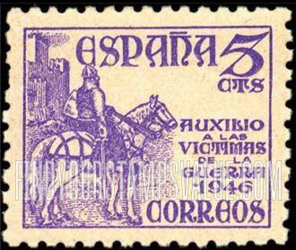 FindYourStampsValue: Postal Tax: “El Cid”