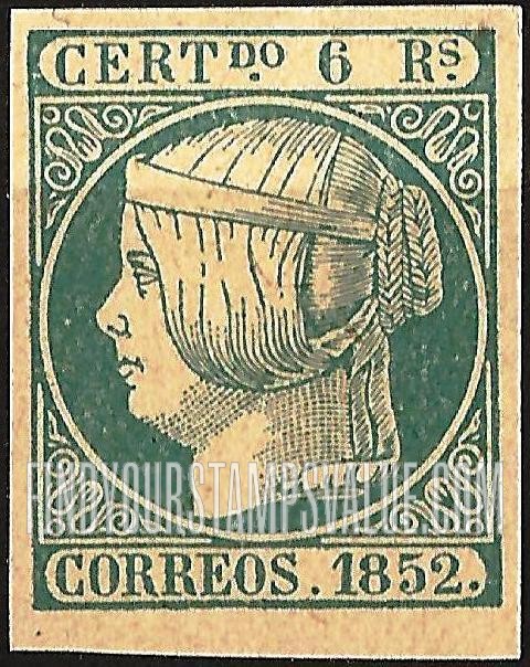 FindYourStampsValue: Kingdom: Queen Isabella II