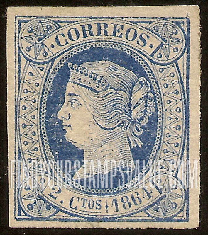 FindYourStampsValue: Kingdom: Isabella II