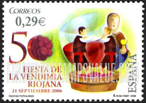 FindYourStampsValue: Rioja Grape Harvest Festival