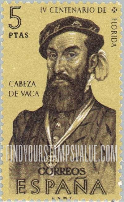 FindYourStampsValue: Alvar Nunez Cabeza de Vaca
