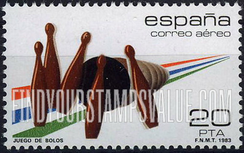 FindYourStampsValue: Air Post: Bowling