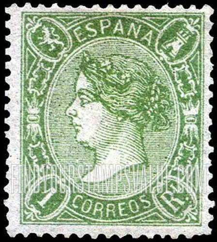 FindYourStampsValue: Kingdom: Isabella II