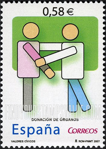 FindYourStampsValue: Civic Values: Organ donation