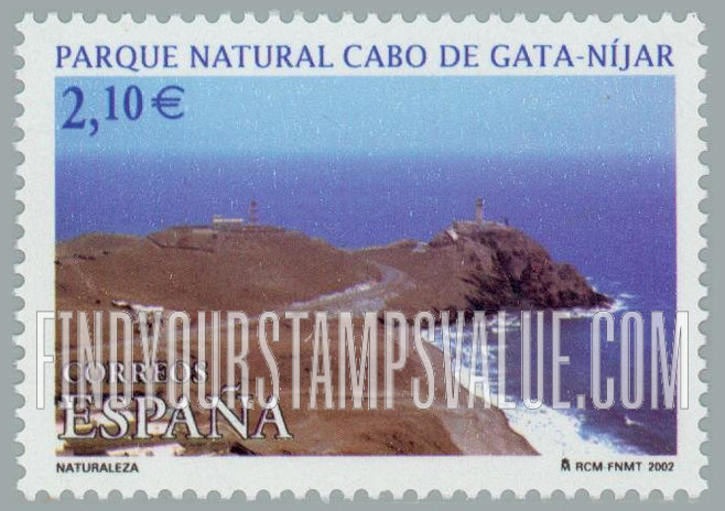 FindYourStampsValue: Cabo de Gata National Park