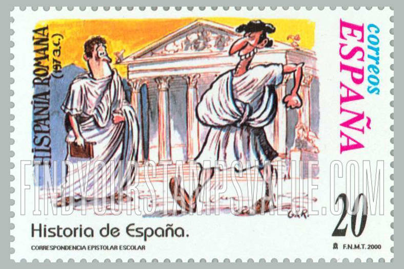 FindYourStampsValue: Letter Writing Type of 1998: Roman Spain, 197 B.C.
