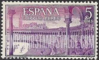 FindYourStampsValue: Air Post: Bullfight Type of Regular Issue, Bull ring