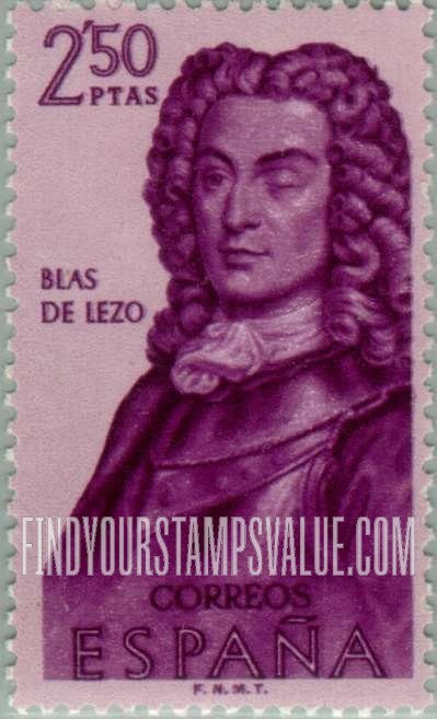 FindYourStampsValue: Builders of the New World: Blas de Lezo