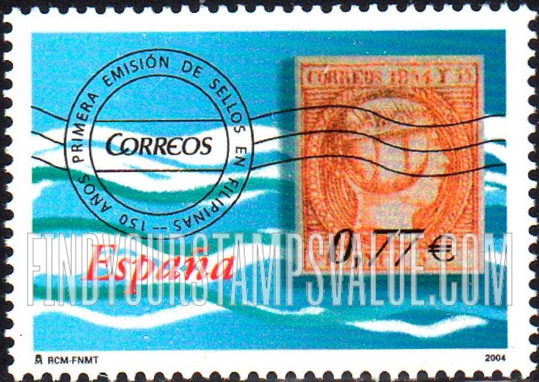 FindYourStampsValue: First Philippines Stamp, 150th Anniversary