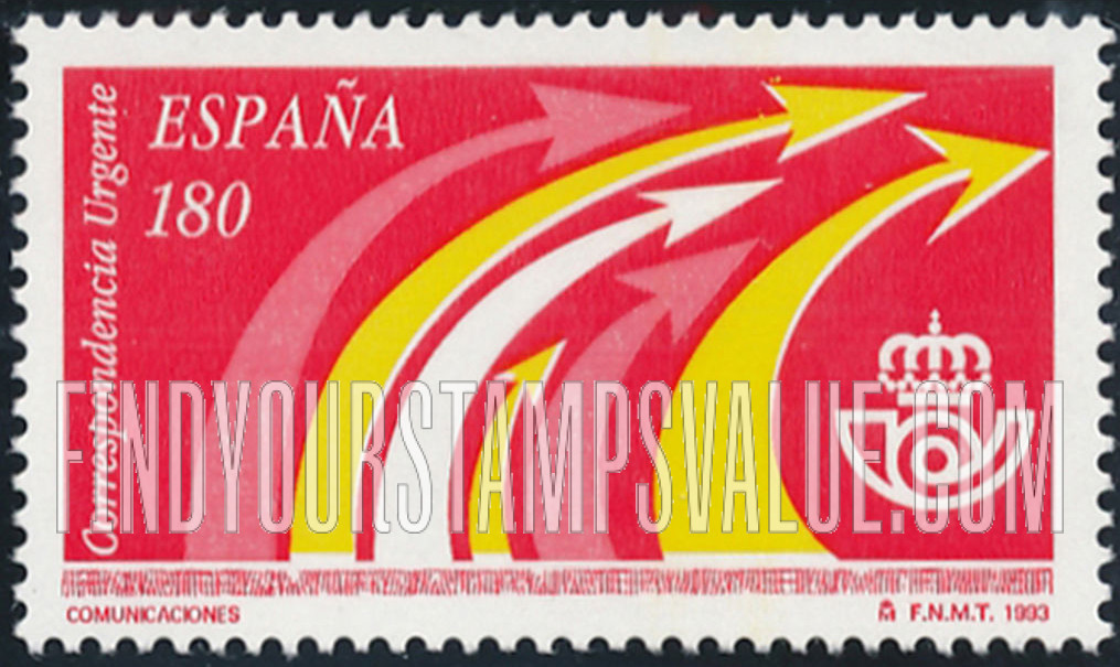 FindYourStampsValue: Special Delivery: Spanish State, Communications