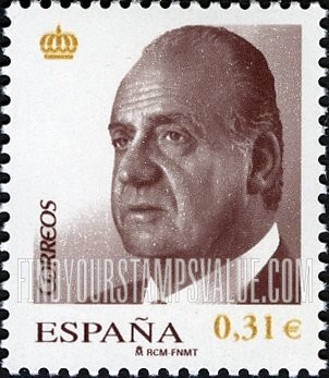 FindYourStampsValue: King Juan Carlos Type of 2007