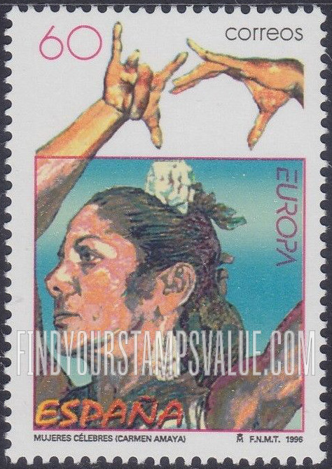 FindYourStampsValue: Carmen Amaya, Flamenco Dancer