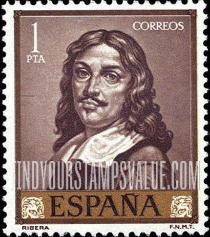 FindYourStampsValue: José de Ribera, Self-portrait