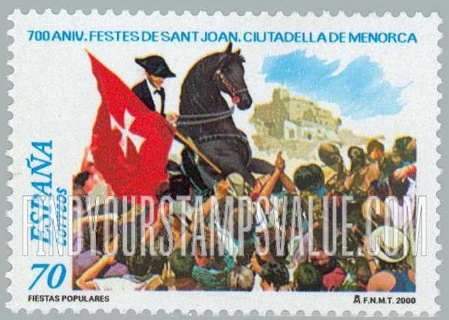 FindYourStampsValue: Local Festivals: Chivalry Festival of San Juan, Ciudadela