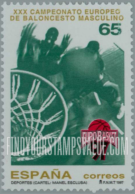 FindYourStampsValue: 30th European Men’s Basketball Championships
