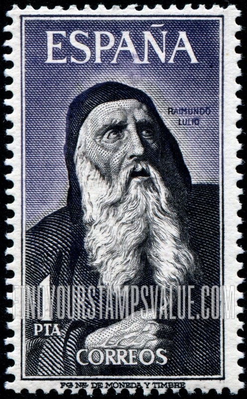FindYourStampsValue: Father Raymond Lully