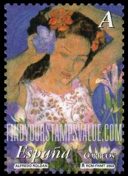 FindYourStampsValue: Paintings by Alfredo Roldán