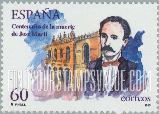FindYourStampsValue: Jose Marti (1853-95), Cuban Writer