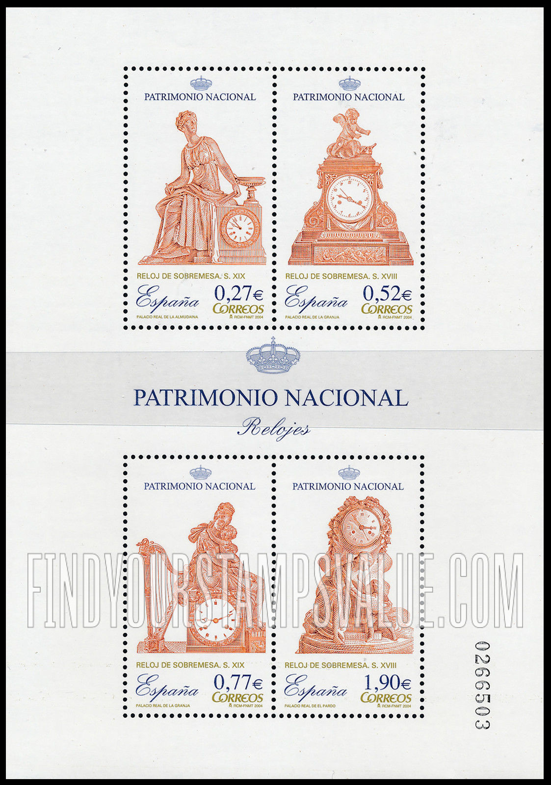 FindYourStampsValue: Clocks