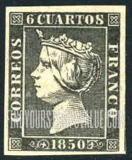 FindYourStampsValue: Kingdom: Queen Isabella II