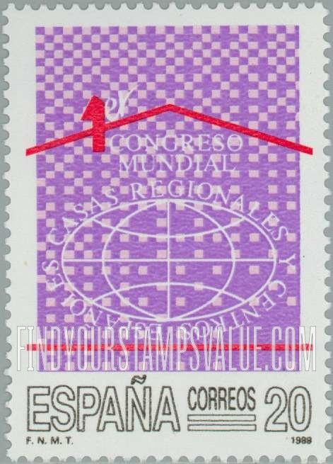FindYourStampsValue: 1st World Congress of Spanish Regional Shelters