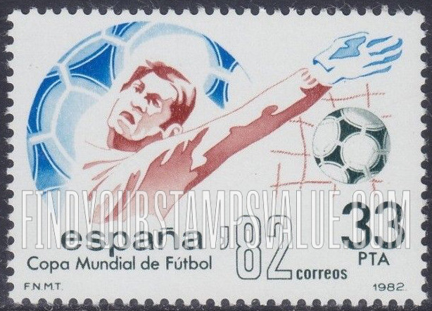 FindYourStampsValue: 1982 World Cup: Soccer players