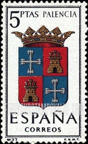 FindYourStampsValue: Provincial Arms Issue: Palencia