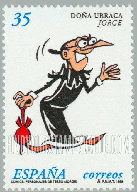 FindYourStampsValue: Comic Book Character Type: Dona Urraca, by Jorge