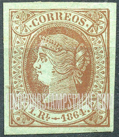 FindYourStampsValue: Kingdom: Isabella II