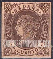 FindYourStampsValue: Kingdom: Isabella II