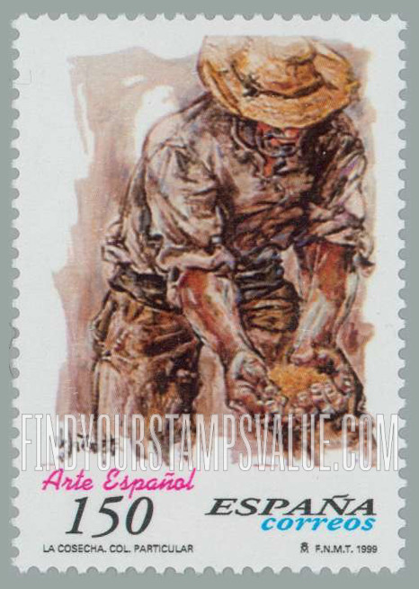 FindYourStampsValue: Paintings by Jose Vela Zanetti (1913-99): “The Harvest”