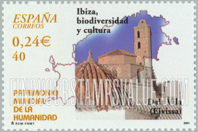 FindYourStampsValue: World Heritage Sites: Ibiza, Biodiversity and Culture